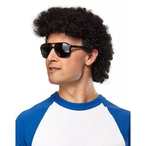 Spirit Halloween Curly Mullet Wig
